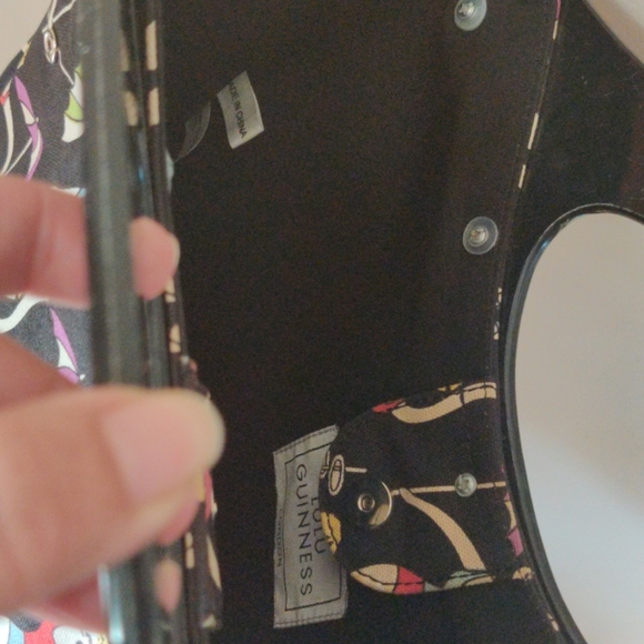 🇨🇦 Lulu Guinness London tote clutch - Picture 6 of 10